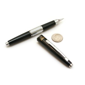 Pentel Sharp Kerry Mechanical Pencil, 0.50 mm, Metallic Black Barrel