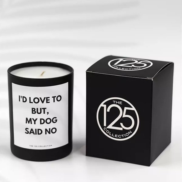 I'd Love To But My Dog Said No Luxury Candle, 12-Oz.