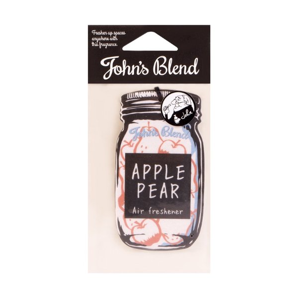 日本JOHN'S BLEND 悬挂式芳香剂香片 #苹果梨香 11g 
