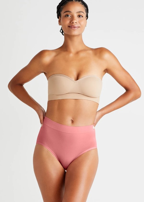 Non-Shaping Simply Soft Seamless Brief