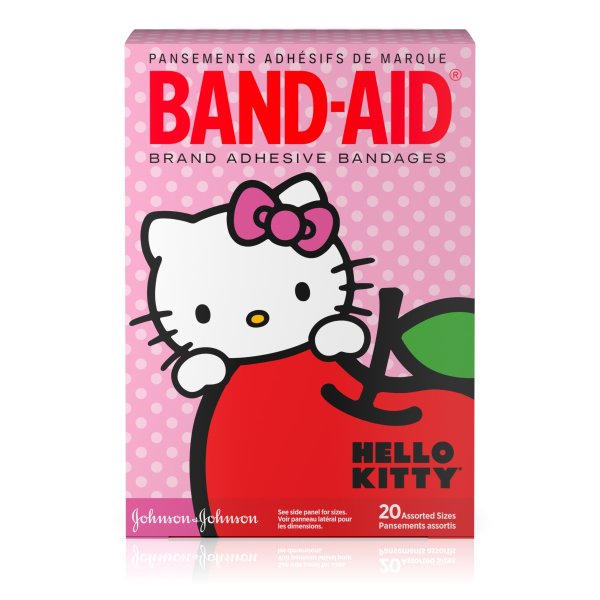 Adhesive Bandages, Hello Kitty, Assorted Sizes 20 ct