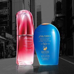 Shiseido全场护肤美妆产品热卖 收红腰子套装