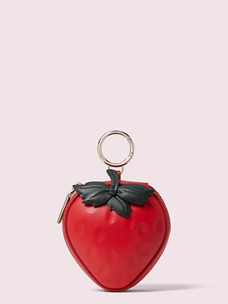 picnic strawberry coin purse