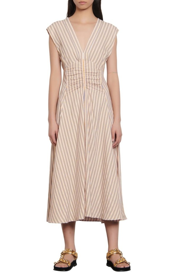 Anym Stripe Midi Dress