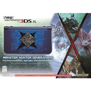 任天堂 新3DS XL 怪物猎人:世代版 - 蓝色