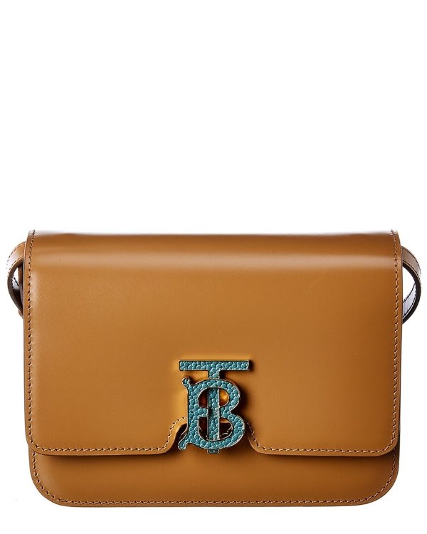 Small TB Leather Shoulder Bag