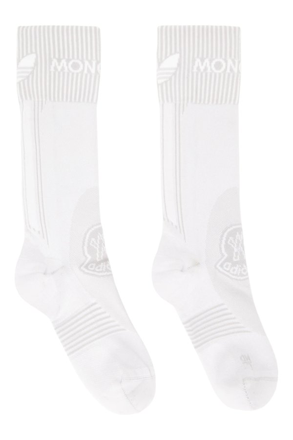 3 Moncler adidas Originals White Socks