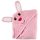 Animal Face Hooded Woven Terry Baby Towel, Bunny