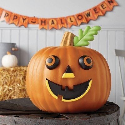 Jack-O&#39;-Lantern Pumpkin Push-In Halloween Decorating Kit - Hyde &#38; EEK! Boutique&#8482;