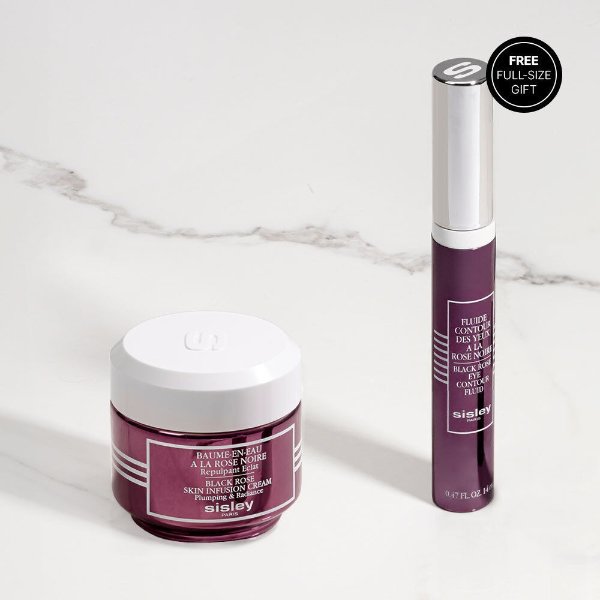 Black Rose Infusion Cream and Eye Contour Fluid Duo