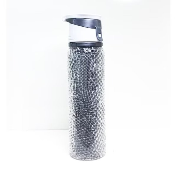 Hydroclear Gel beads bottle with clasp lid 18-fl oz Plastic Water Bottle