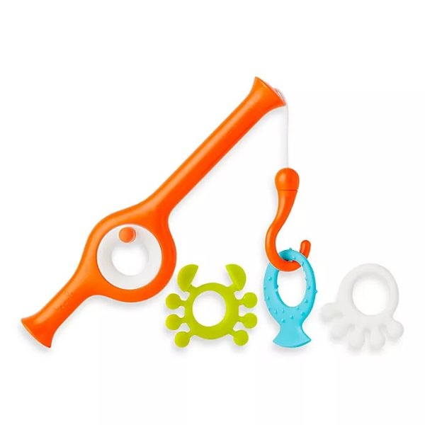 Boon® CAST Fishing Pole Bath Toy in Orange/Multi | buybuy BABY