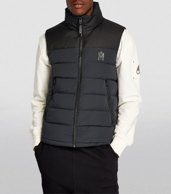 Padded Zip-Front Gilet