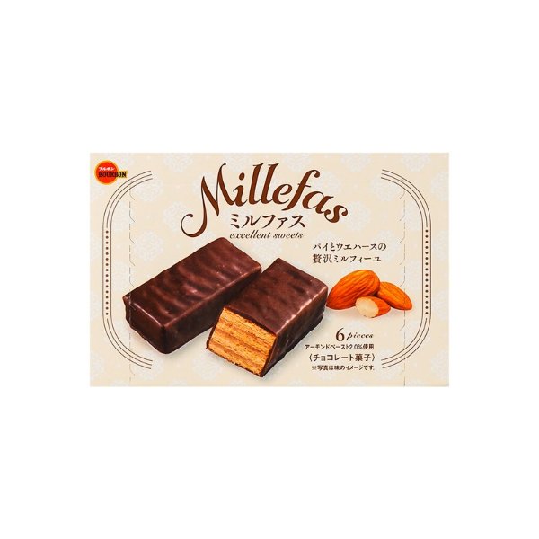 BOURBON Millefas Chocolate Flavor 119g