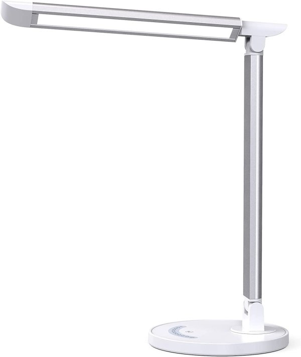 soysout Eye-Caring Table Lamp with USB Charging Port