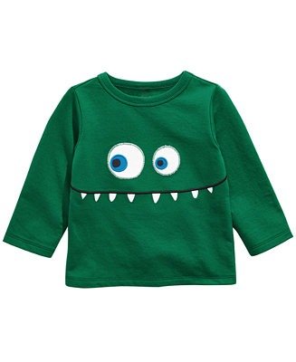 Baby Boys Monster Face Applique T-Shirt, Created For Macy's