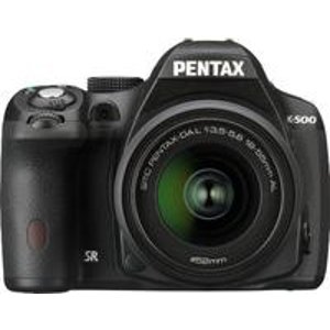 Amazon.com: Pentax K-500 16MP Digital SLR Camera Kit with DA L 18-55mm f3.5-5.6 Lens (Black)