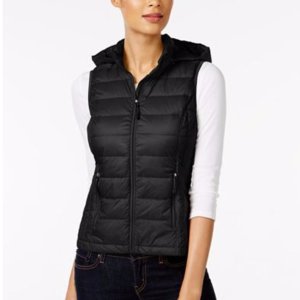 32 Degrees Hooded Packable Down Puffer Vest