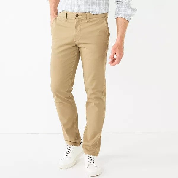 Men's Sonoma Goods For Life® Straight-Fit Stretch Chino Pants