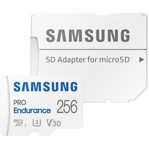 256GB PRO Endurance UHS-I microSDXC Memory Card with SD Adapter