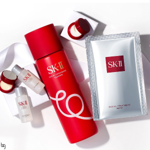 SK-II 护肤品热卖 收圣诞限量神仙水、大红瓶面霜