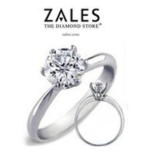 Zales精选戒指、耳环、手镯、项链等珠宝首饰情人节热卖
