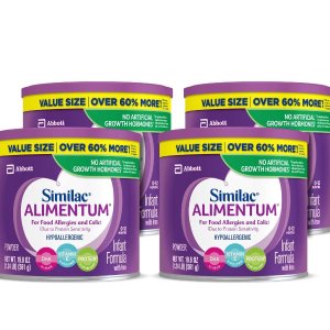 Similac Alimentum Hypoallergenic Infant Formula Value Size Powder, 4 Count