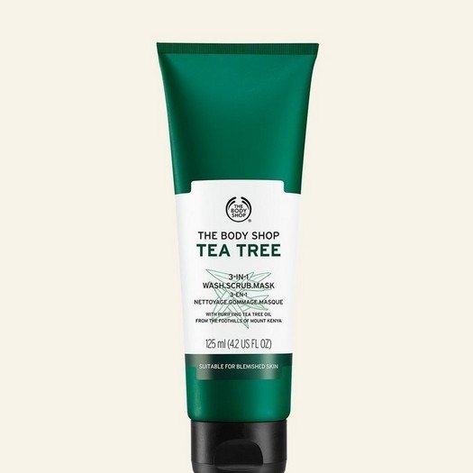 Tea Tree 3-in-1 Wash Scrub Mask