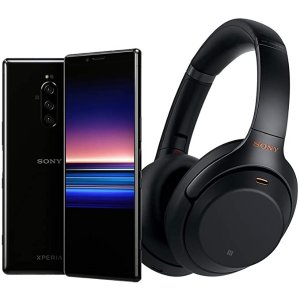 Sony Xperia 1 Unlocked Smartphone + XM3 Noise Canceling Headphone