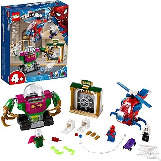 Marvel Spider-Man The Menace of Mysterio 76149 Cool Superhero Action Playset with Ghost Spider Minifigure, New 2020 (163 Pieces)