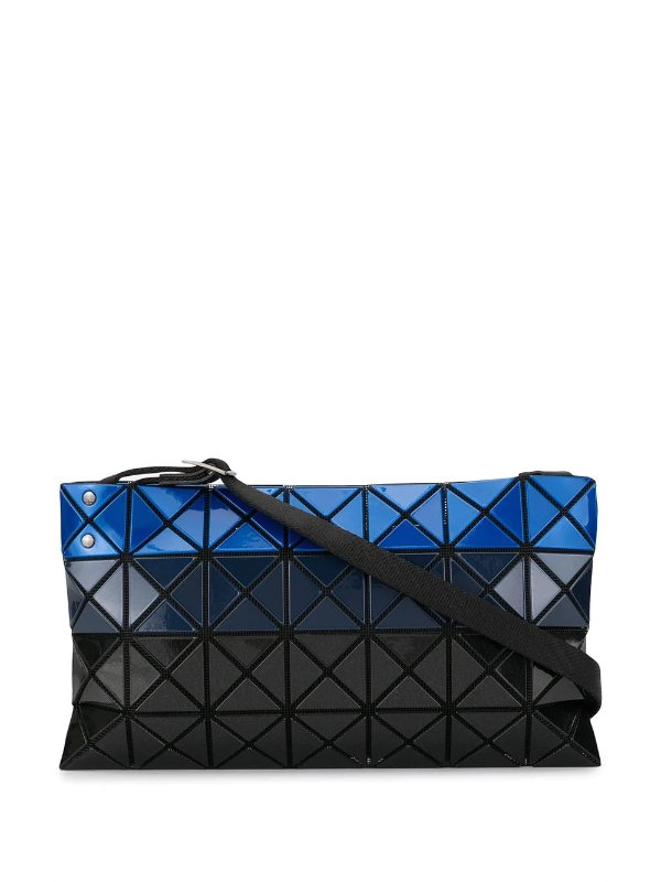 geometric panel crossbody bag