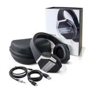 Photive X-Bass PH-BTX6 Wireless Bluetooth Headphones with Built-in Microphone and Hard Travel Case @ Amazon.com