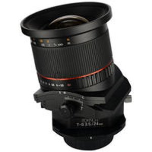 Rokinon 24mm F3.5 Tilt Shift Lens for Canon, Nikon or Sony Alpha