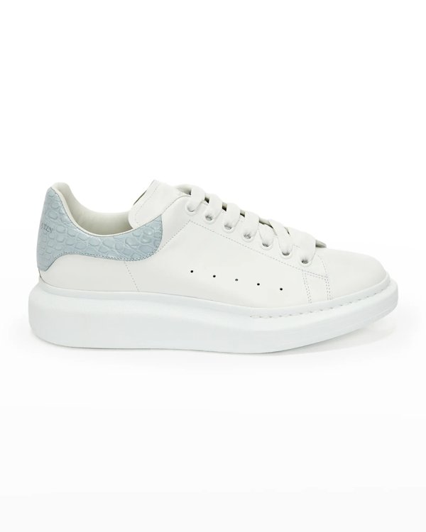 Men's Oversized Larry Embellished Low-Top Leather Sneakers
