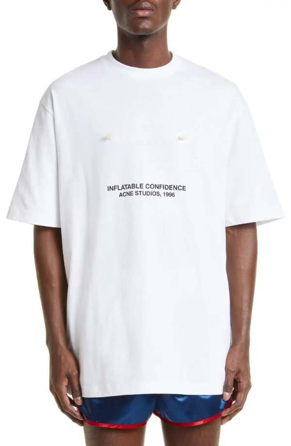 Inflatable Confidence Oversize Graphic Tee