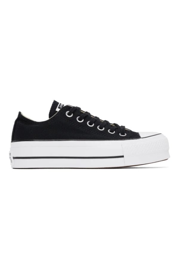 Black Chuck Taylor All Star Lift Low Sneakers