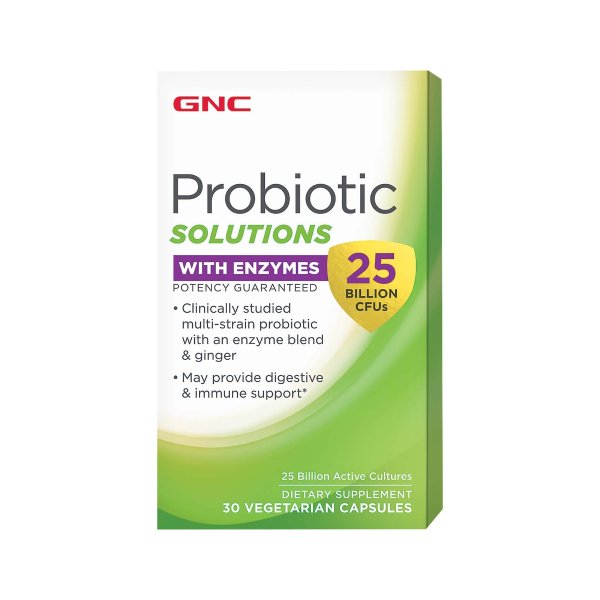 Probiotic Solutions with Enzymes - 25 Billion CFUs