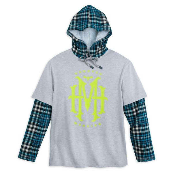 The Haunted Mansion Layered Look Pullover Hoodie for Adults | shopDisney
