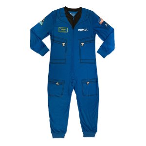 白菜价：NASA 儿童宇航员主题抓绒连体睡衣 码全