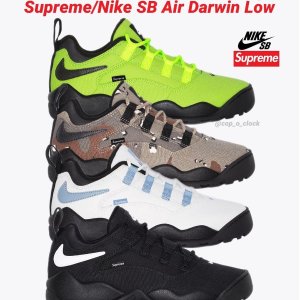 Supreme x Nike SB Darwin Low联名运动鞋 今日发售