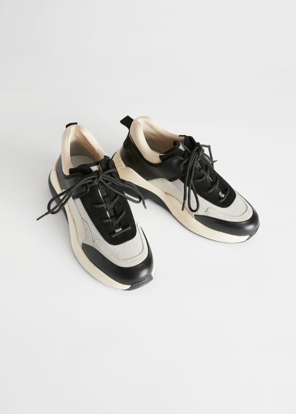 Chunky Sole Technical Sneakers