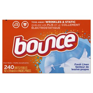 白菜价：Bounce 清香衣物烘干纸240张
