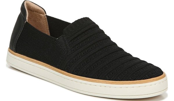 .com | Soul SOUL Kemper Slip On Sneaker in Black Fabric Sneakers