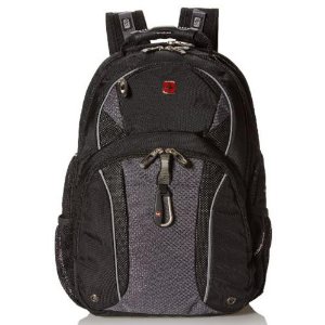 SwissGear Black with Grey TSA Friendly ScanSmart Computer Backpack