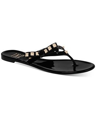INC Adria Jelly Flat Sandals, Created for Macy's