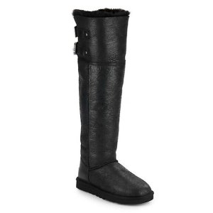 UGG Australia Devandra Convertible Shearling-Lined Leather Over-The-Knee Boots @ Saks Off 5th