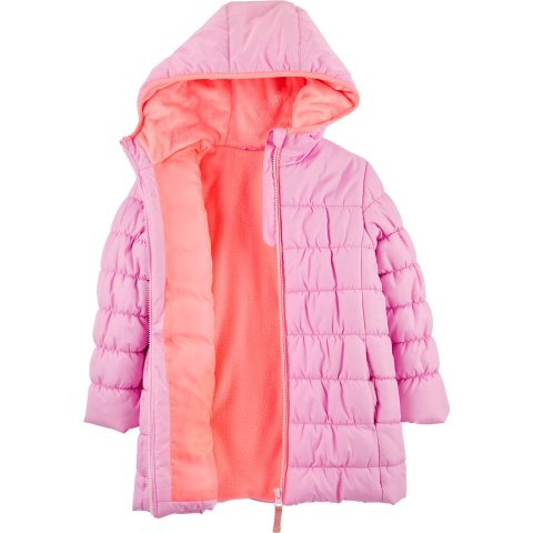 oshkosh rainbow puffer coat