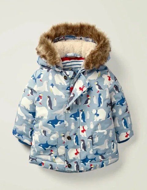 婴幼儿3合1保暖外套，带背心