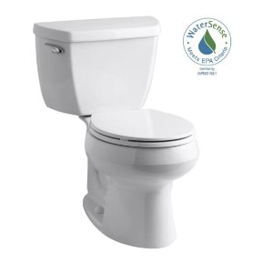 KOHLER Wellworth Classic Complete Solution 2-piece 1.28 GPF Single Flush Round Toilet