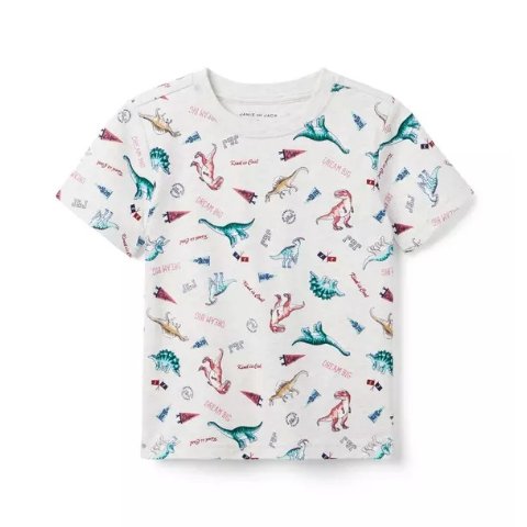Janie and JackDinosaur Varsity Tee